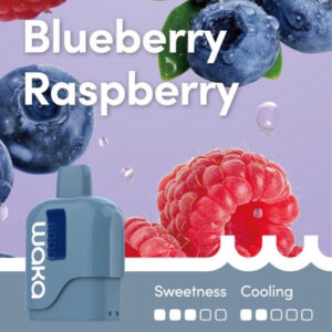 WAKA SOMATCH BLUEBERRY RASPBERRY 3000 PUFFS POD ONLY