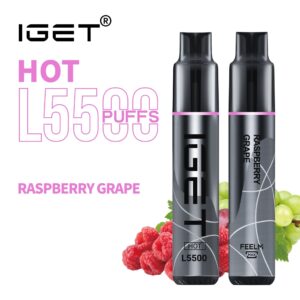 IGET HOT RASPBERRY GRAPE 5500 PUFSS