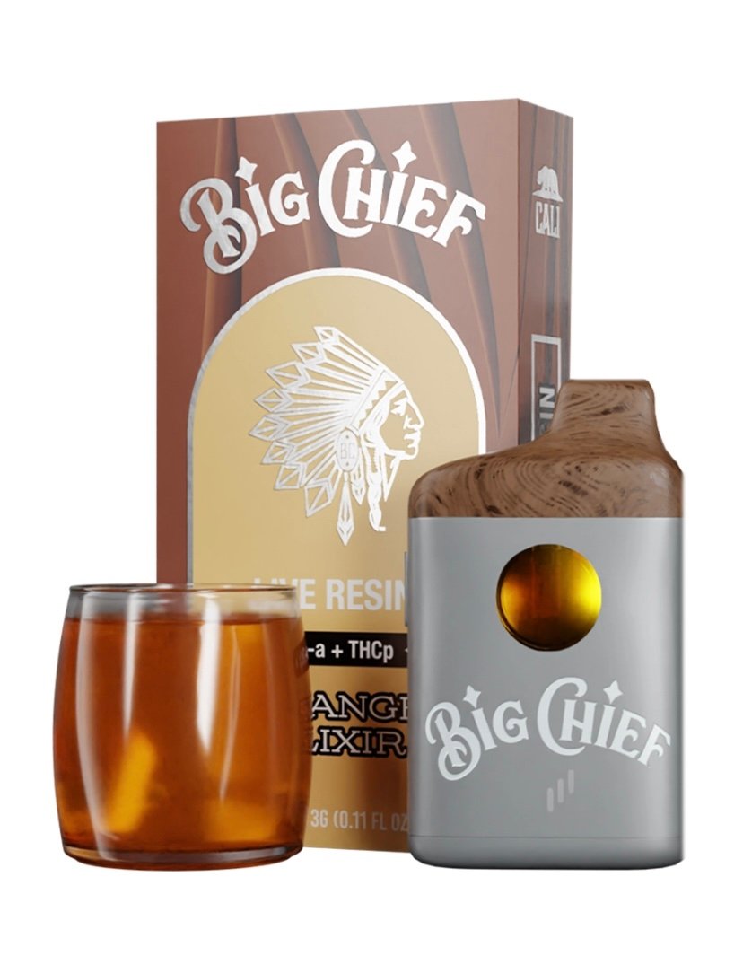 big chief disposable vape review Big Chief Disposable Vape 3g Live Resin THCA THCP Delta 8 main image 1