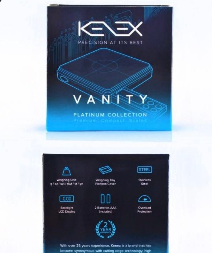 KENEX VANITY PLATINUM SERIES DIGITAL SCALES 100G X 0.01G - Image 3