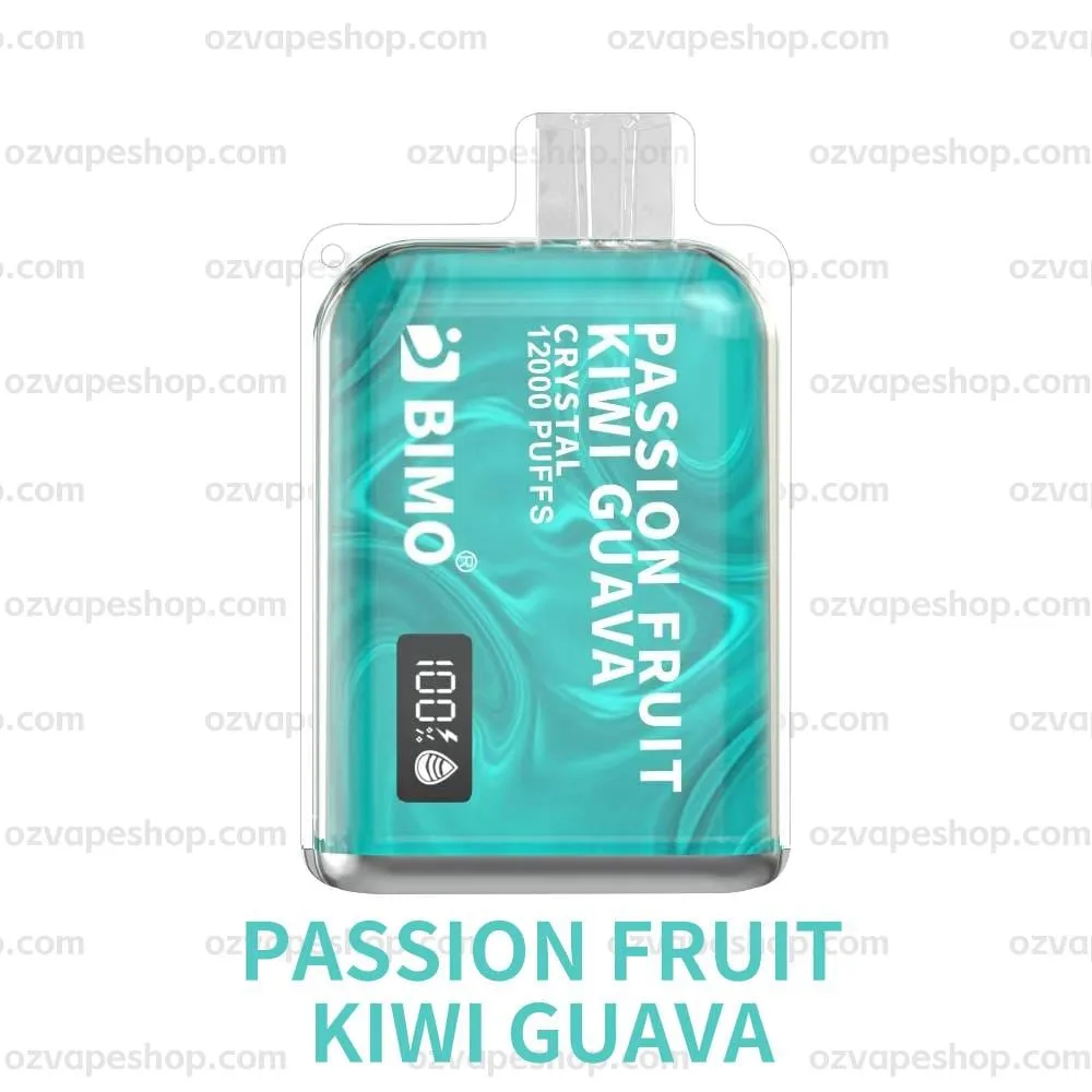 BIMO Crystal 12k Puffs- Passion Fruit Kiwi Guava