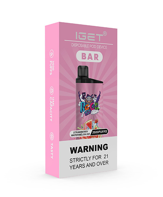 Strawberry Watermelon Ice IGET Bar - Image 2